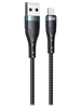 Дата-кабель USB универсальный MicroUSB Remax RC- C006 (2.4A, оплетка нейлон) (черный)