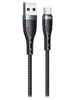Дата-кабель USB универсальный Type-C Remax RC-C006 (2.4A, оплетка нейлон) (черный)