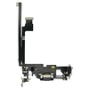 Шлейф для Apple iPhone 12 Pro Max на разъем зарядки/микрофон (черный)
