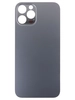 Задняя крышка для Apple iPhone 12 Pro (стекло, широкий вырез под камеру) (серая)