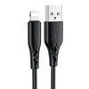 Дата-кабель USB универсальный Lightning Borofone BX48 (черный)