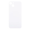 Задняя крышка для Apple iPhone 13 (стекло, широкий вырез под камеру) (белая)
