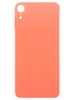 Задняя крышка для Apple iPhone XR (стекло, широкий вырез под камеру) (коралловая)