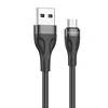 Дата-кабель USB универсальный MicroUSB Borofone BX61 (черный)