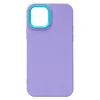 Чехол накладка SC262 для Apple iPhone 12 (фиолетовый)