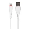 Дата-кабель USB универсальный Lightning SKYDOLPHIN S02L (белый)