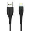 Дата-кабель USB универсальный Lightning SKYDOLPHIN S48L (черный)
