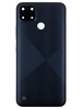 Задняя крышка для Realme C21Y (RMX3263) со стеклом камеры (черная)