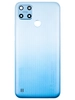 Задняя крышка для Realme C25Y со стеклом камеры (синяя)
