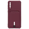 Чехол накладка SC304 для Samsung A505F Galaxy A50 (бордовый)