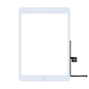 Тачскрин (сенсор) для Apple iPad A2198 в сборе с серебряной кнопкой HOME (белый)