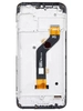 Дисплей для Tecno Spark 8C (KG5n) модуль с рамкой и тачскрином (черный)