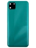 Задняя крышка для Realme C11 (со стеклом камеры) (зеленая)