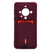 Чехол накладка SC304 для Huawei Mate 60 Pro (бордовый)