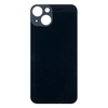 Задняя крышка для Apple iPhone 13 (стекло, широкий вырез под камеру) (черная)