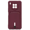 Чехол накладка SC304 для Huawei Honor 50 Lite (бордовый)