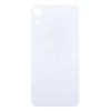Задняя крышка для Apple iPhone XR (стекло, широкий вырез под камеру) (белая)