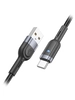 Дата-кабель USB универсальный Type-C Hoco U117 (3A) (черный)