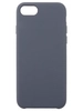 Чехол накладка Soft Touch для Apple iPhone 7 (графит)