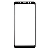 Защитное стекло для Samsung A730F Galaxy A8 plus (2018) (полное покрытие) (черное)