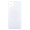 Задняя крышка для Apple iPhone 11 Pro (стекло, широкий вырез под камеру) (белая)