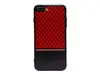 Прорезиненный Бампер iPhone 7 Plus (Рифленый/Красный)