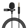 Петличный микрофон JBH ML-01 AUX 3.5 мм (4-х контактный) 1.5 м, черный