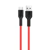 Дата-кабель Hoco U31 Benay USB-Type-C, 1 м, красный