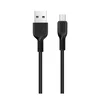 Дата-кабель Hoco X13 USB-MicroUSB (2.4 A) 1 м, черный