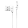 Дата-кабель Hoco UPM10 USB-MicroUSB, 1.2 м, белый