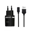 Сетевое зарядное устройство (СЗУ) Hoco C12 (2 USB) + кабель MicroUSB, 2.4 А, черный