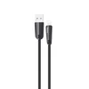 Дата-кабель Hoco U35 USB-Lightning с автоотключением (2.4 A) 1.2 м, черный