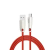 Дата-кабель Hoco U35 USB-MicroUSB с автоотключением (2.4 A) 1.2 м, красный