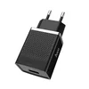 Сетевое зарядное устройство (СЗУ) Hoco C42A QC 3.0 (USB) 3 А, черный