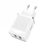 Сетевое зарядное устройство (СЗУ) Hoco C43A (2 USB) 2.4 А, белый