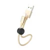 Дата-кабель Hoco X35 Premium USB-Lightning (2.4 A) 0.25 м, золото
