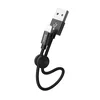 Дата-кабель Hoco X35 Premium USB-Lightning (2.4 A) 0.25 м, черный