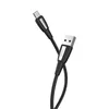 Дата-кабель Hoco X39 USB-MicroUSB (2.4 А) 1 м, черный