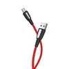 Дата-кабель Hoco X39 USB-MicroUSB (2.4 А) 1 м, красный