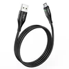 Дата-кабель Hoco U93 USB-MicroUSB, 1.2 м, черный