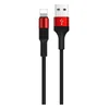 Дата-кабель Borofone BX21 USB-Lightning, 1 м, черный