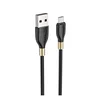 Дата-кабель Hoco U92 USB-MicroUSB (2.4 A) 1.2 м, черный
