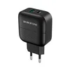 Сетевое зарядное устройство (СЗУ) Borofone BA46A QC 3.0 (USB/Type-C PD) 3 А, черный