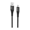 Дата-кабель Borofone BX29 USB-MicroUSB (2.4 А) 1 м, черный
