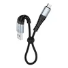 Дата-кабель Hoco X38 USB-MicroUSB, 0.25 м, черный