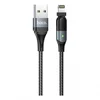 Дата-кабель Hoco U100 USB-Lightning, 1.2 м, черный