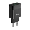 Сетевое зарядное устройство (СЗУ) Hoco C72Q QC 3.0 (USB) 3 А, черный