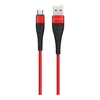 Дата-кабель Borofone BX32 USB-MicroUSB, 1 м, красный