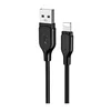 Дата-кабель Borofone BX42 USB-Lightning (2.4 А) 1 м, черный