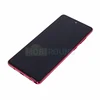 Дисплей для Samsung N770 Galaxy Note 10 Lite (в сборе с тачскрином) в рамке, красный, 100%